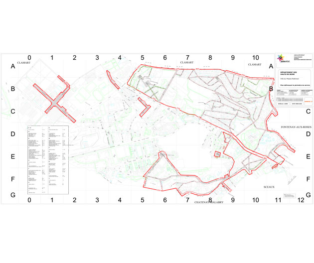 Plan du PPP Le Plessis-Robinson